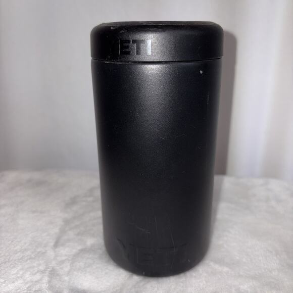YETI Rambler 12 oz. Colster Can Insulator/Cooler Grey and Black EUC - Picture 2 of 6